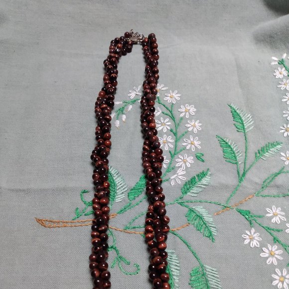 Dragon's Eye 3 Strand Necklace - Picture 3 of 5